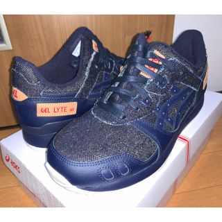 アシックス(asics)のasics GEL-LYTE 3 OG DENIM ネイビー インディゴ(スニーカー)