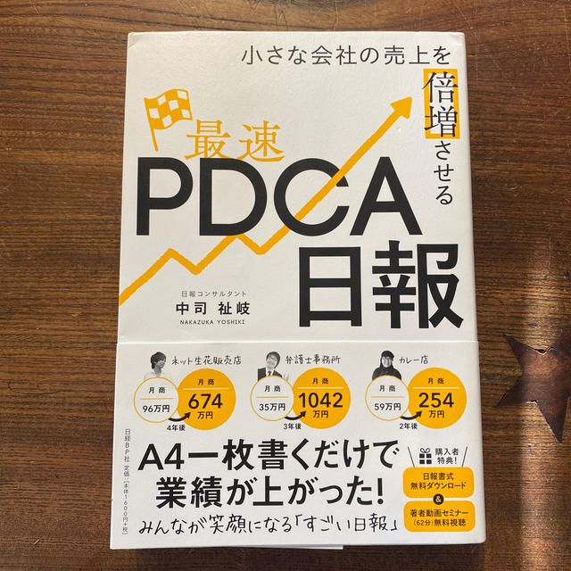 小さな会社の売上を倍増させる最速ＰＤＣＡ日報 エンタメ/ホビーの本(ビジネス/経済)の商品写真