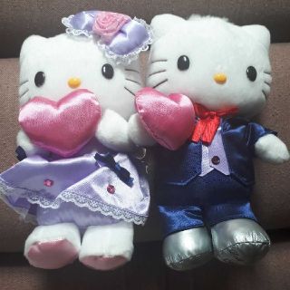 ハローキティ(ハローキティ)のハローキティ　ウェディング　ペア　結婚式(ぬいぐるみ)