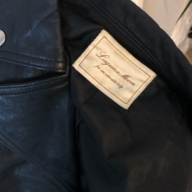 LagunaMoon(ラグナムーン)のラムレザー　ライダース レディースのジャケット/アウター(ライダースジャケット)の商品写真