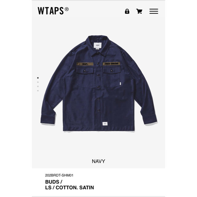 WTAPS 20AW BUDS LS NAVY L 新品未使用 納品書あり