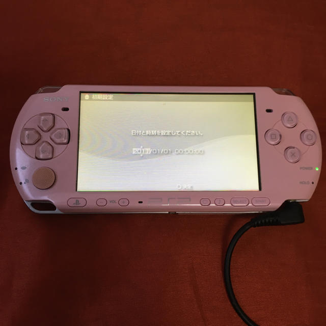 PlayStation Portable(プレイステーションポータブル)の動作品 PSP 本体 3000型 PSP-3000 ピンク エンタメ/ホビーのゲームソフト/ゲーム機本体(携帯用ゲーム機本体)の商品写真