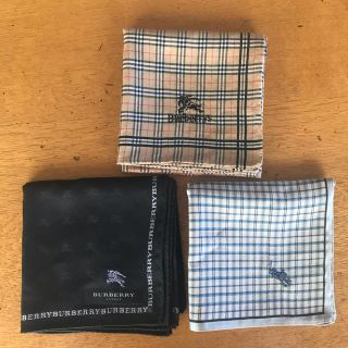 バーバリー(BURBERRY)のパーバリー　ラルフローレン　メンズハンカチ　未使用(ハンカチ/ポケットチーフ)