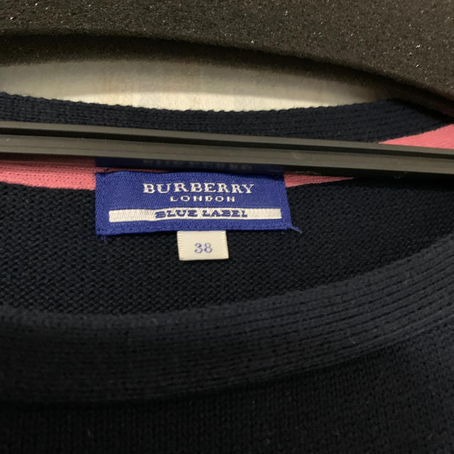 BURBERRY BLUE LABEL(バーバリーブルーレーベル)のバーバリーブルーレーベル　ニットワンピ レディースのワンピース(ミニワンピース)の商品写真