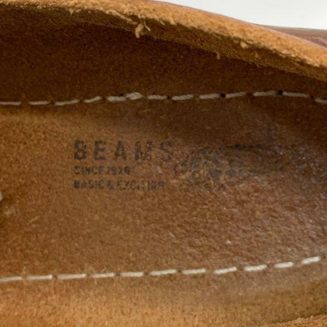 BEAMS(ビームス)のBEAMS ビームス シボ レザー ベネシャンローファー US7.5 メンズの靴/シューズ(スリッポン/モカシン)の商品写真