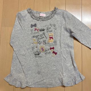 メゾピアノ(mezzo piano)のメゾピアノ 140【極美品】♡猫ちゃん♡(Tシャツ/カットソー)