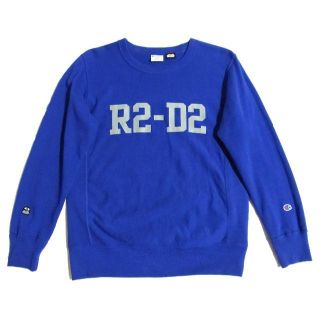 チャンピオン(Champion)のビームス 別注 チャンピオン x スターウォーズ R2-D2 スウェット S 青(スウェット)