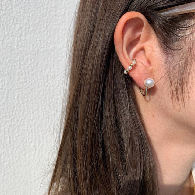 IENA(イエナ)のPearl earcuff 3set No.251 レディースのアクセサリー(イヤーカフ)の商品写真