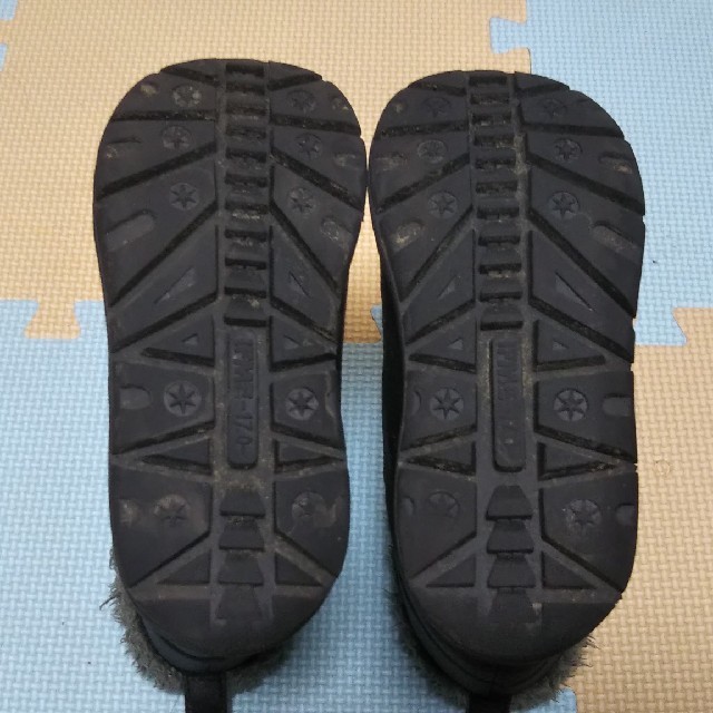 スノーブーツ イフミー size17cm 黒 キッズ/ベビー/マタニティのキッズ靴/シューズ(15cm~)(ブーツ)の商品写真