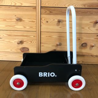 ブリオ(BRIO)のBRIO 手押し車　ブラック(手押し車/カタカタ)