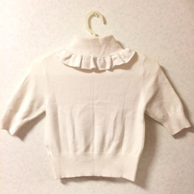 SNIDEL(スナイデル)のフリルハイネックニット レディースのトップス(Tシャツ(半袖/袖なし))の商品写真