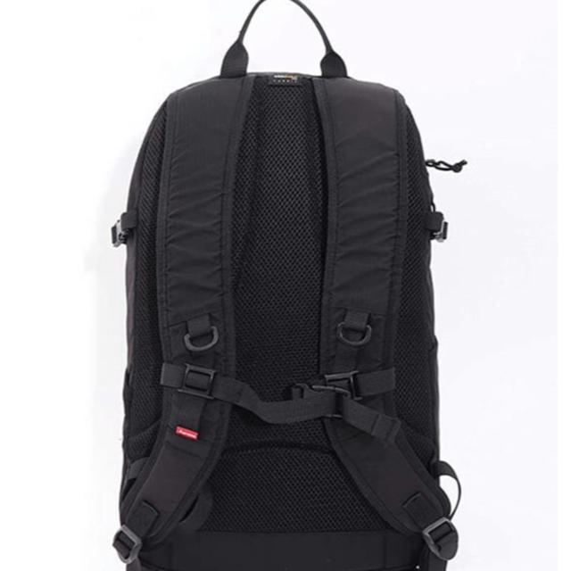 supreme 17ss Back pack Box Logo Black 黒