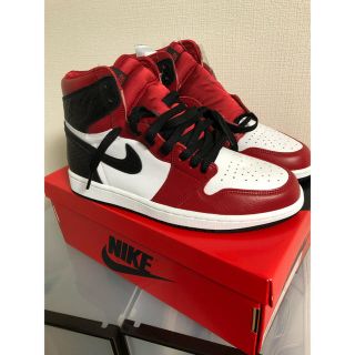 ナイキ(NIKE)のNIKE AIR JORDAN1 エアジョーダン1  サテンレッド(スニーカー)