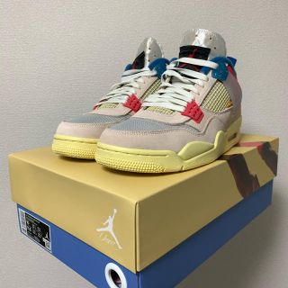 ナイキ(NIKE)のunion エアジョーダン4(スニーカー)