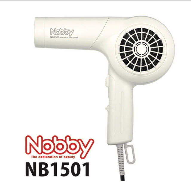 Nobby マイナスイオン ヘアー ドライヤー NB1501 スマホ/家電/カメラの美容/健康(ドライヤー)の商品写真