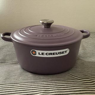 ルクルーゼ(LE CREUSET)のルクルーゼ ココットロンド 24センチ アメジスト(鍋/フライパン)