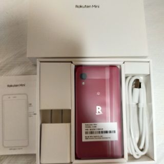 ラクテン(Rakuten)のRakuten mini クリムゾンレッド(スマートフォン本体)