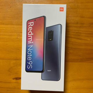 アンドロイド(ANDROID)のXiaomi Redmi Note 9S 64GB インターステラーグレー(スマートフォン本体)