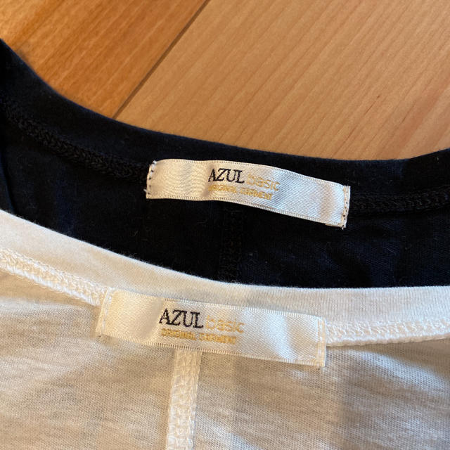 AZUL by moussy(アズールバイマウジー)のAZUL basic  Tシャツ2点セット レディースのトップス(Tシャツ(半袖/袖なし))の商品写真