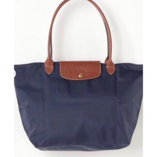 ロンシャン(LONGCHAMP)のロンシャン　トートバックLネイビー(トートバッグ)