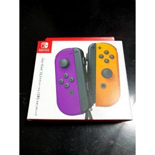 ニンテンドースイッチ(Nintendo Switch)のNintendo JOY-CON (L)/(R) ネオンパープル/ネオンオレンジ(家庭用ゲーム機本体)