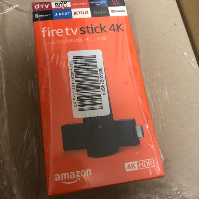 Amazon fire  tv  stick 4K 新品 スマホ/家電/カメラのテレビ/映像機器(テレビ)の商品写真