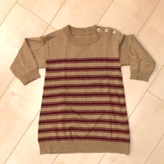 ラーゴム(LAGOM)のLAGOM 女の子 ニットワンピース 90-100cm(ワンピース)