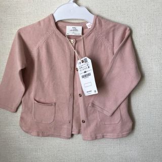 ザラキッズ(ZARA KIDS)のZARA 86センチ　新品未使用カーディガン(カーディガン/ボレロ)