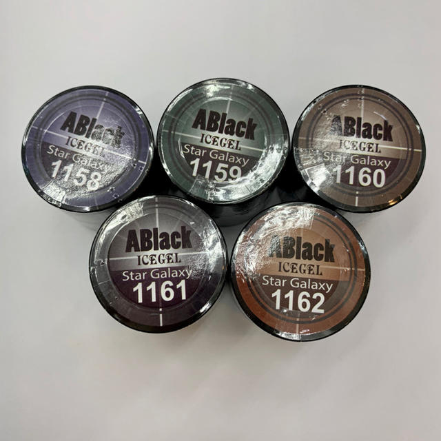 日本特注 ICE GEL A BLACK スターギャラクシージェル 5色セット コスメ