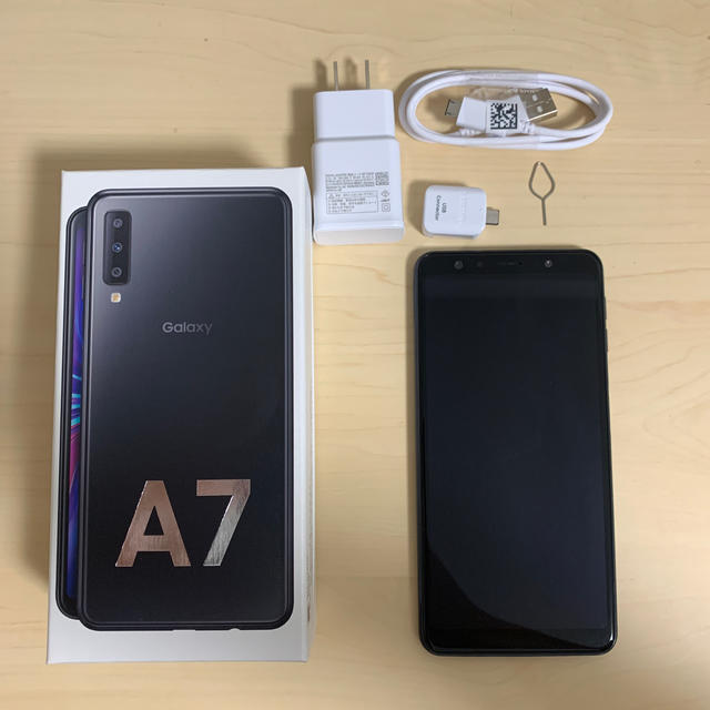 Galaxy - 【開封のみ、未使用】Galaxy A7 Black SIMフリー SAMSUNGの