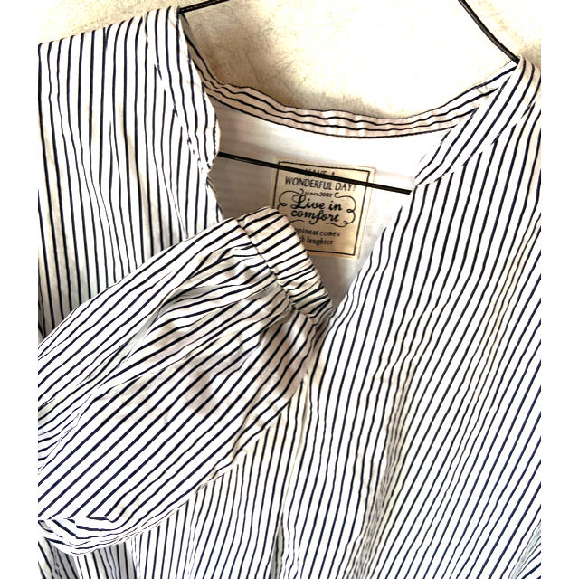 FELISSIMO(フェリシモ)のストライプシャツ レディースのトップス(シャツ/ブラウス(長袖/七分))の商品写真