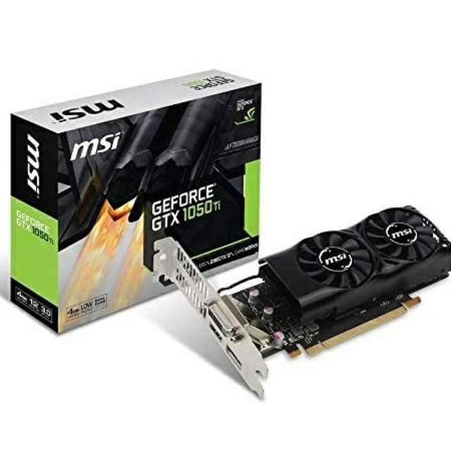 MSI GTX1050Ti LP ほぼ未使用美品 グラフィックボード