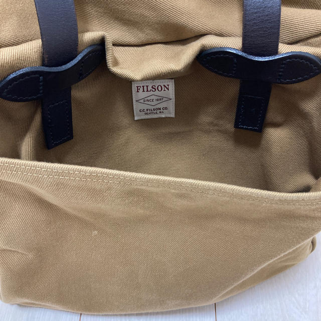 FILSON(フィルソン)のフィルソン　ジッパー付き　トートバッグ メンズのバッグ(トートバッグ)の商品写真