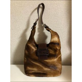 フェンディ(FENDI)の※最終値下げ！FENDI フェンディ ハラコ マンマバケット(ハンドバッグ)