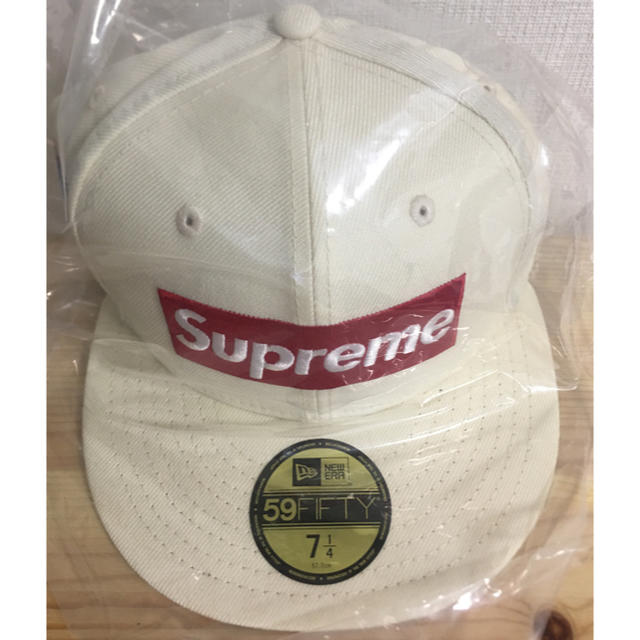 Supreme Box Logo New Era White 7-1/4 1