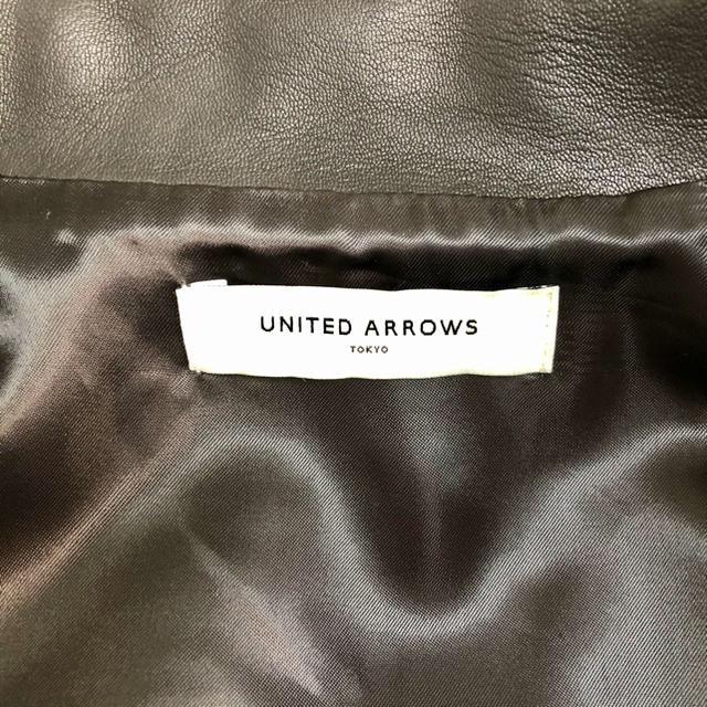 UNITED ARROWS(ユナイテッドアローズ)のユナイテッドアローズ　ライダースジャケット レディースのジャケット/アウター(ライダースジャケット)の商品写真