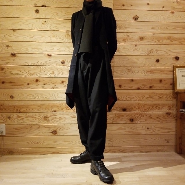 Yohji Yamamoto(ヨウジヤマモト)のこう梅様ご専用　y's YOHJIYAMAMOTO　カシミア　ワイドパンツ メンズのパンツ(ワークパンツ/カーゴパンツ)の商品写真