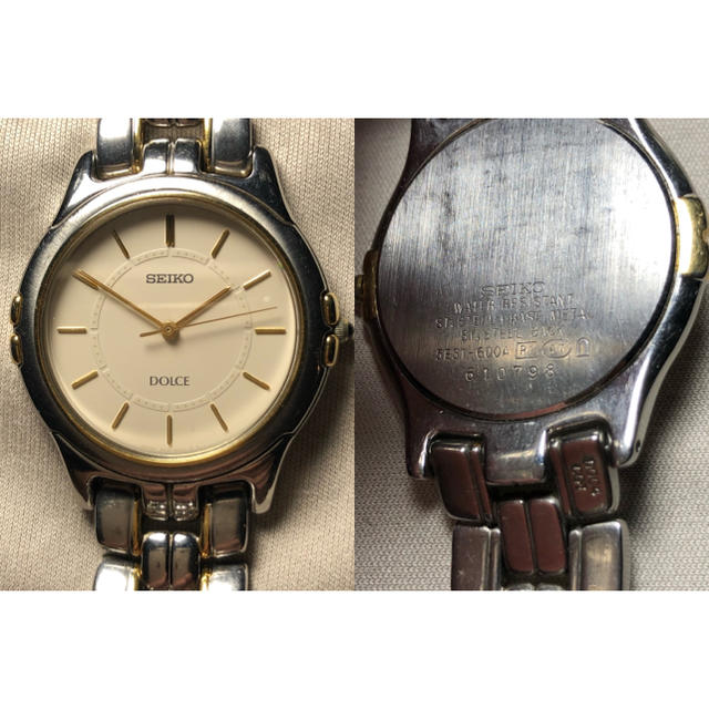 SEIKO - SEIKO DOLCE 5E31-600A silver×gold コンビの通販 by noche's shop｜セイコーならラクマ