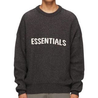 フィアオブゴッド(FEAR OF GOD)の【送料込み★】ESSENTIALS ニットセーター BLACK FOG XL(ニット/セーター)