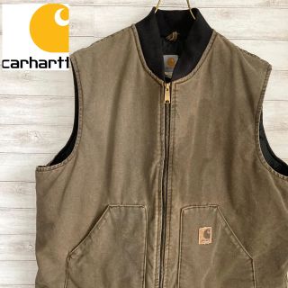 カーハート(carhartt)のXXLサイズ 古着 カーハート ワークベスト USA製 キルティング #226(ベスト)