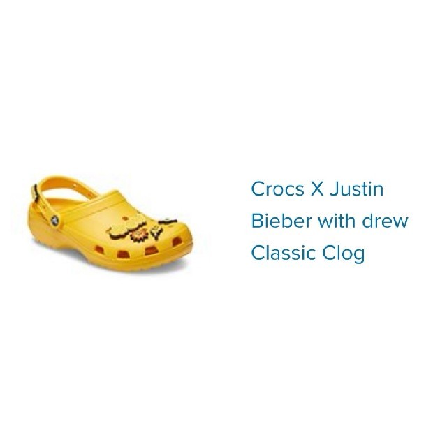 crocs justin bieber with drew　23cm靴/シューズ