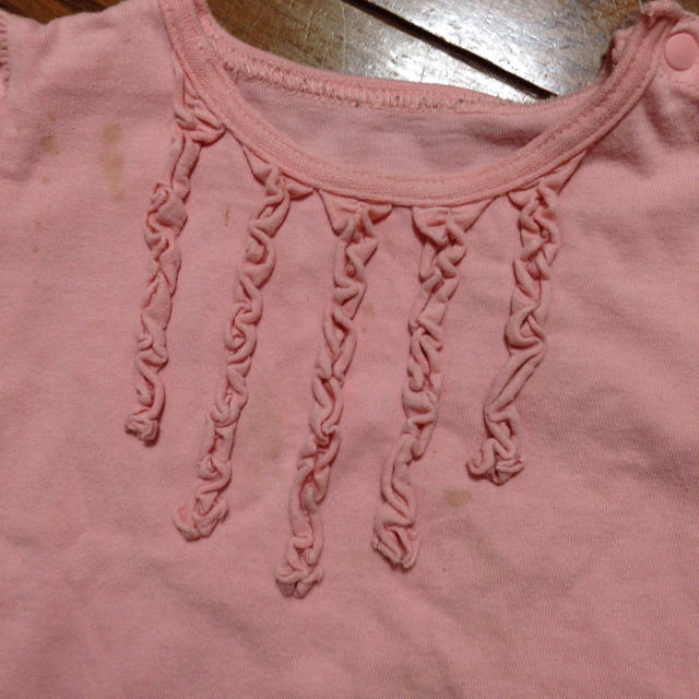 ベルメゾン(ベルメゾン)のキッズTシャツ♡ピンク  キッズ/ベビー/マタニティのベビー服(~85cm)(Ｔシャツ)の商品写真