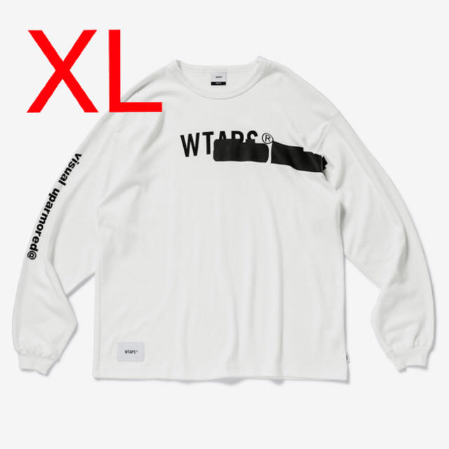 W)taps(ダブルタップス)のXL 白 19AW WTAPS SIDE EFFECT. DESIGN LS  メンズのトップス(Tシャツ/カットソー(七分/長袖))の商品写真