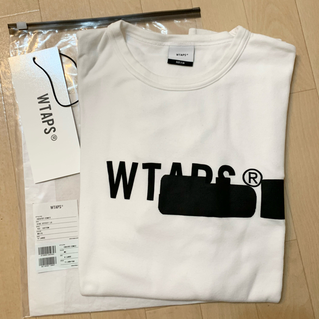 W)taps(ダブルタップス)のXL 白 19AW WTAPS SIDE EFFECT. DESIGN LS  メンズのトップス(Tシャツ/カットソー(七分/長袖))の商品写真