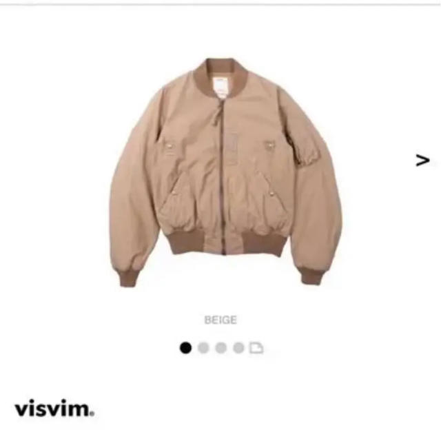 VISVIM(ヴィスヴィム)のvisvim MA-1 ブルゾン カーキ メンズのジャケット/アウター(ブルゾン)の商品写真