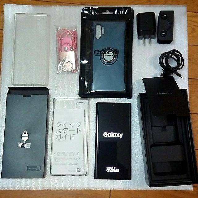 Galaxy(ギャラクシー)の【極美品】SIMフリー 楽天モバイル版 Galaxy Note 10+ スマホ/家電/カメラのスマートフォン/携帯電話(スマートフォン本体)の商品写真