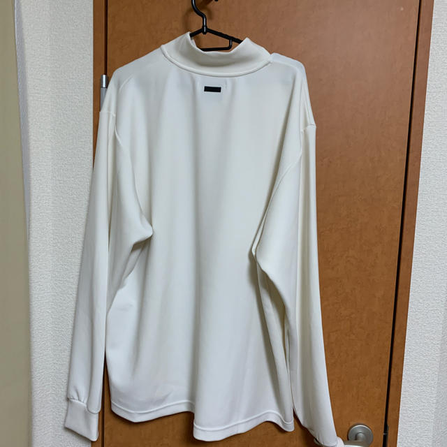 COMOLI(コモリ)のstein(シュタイン)/OVERSIZED HIGHNECK LS/White メンズのトップス(Tシャツ/カットソー(七分/長袖))の商品写真