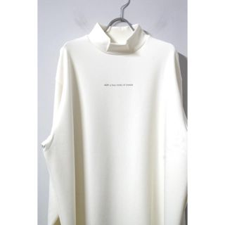 コモリ(COMOLI)のstein(シュタイン)/OVERSIZED HIGHNECK LS/White(Tシャツ/カットソー(七分/長袖))