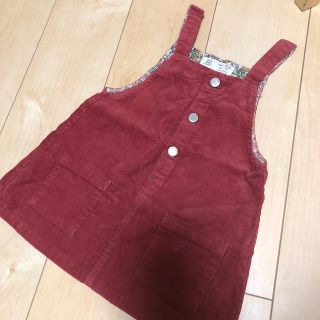 ザラキッズ(ZARA KIDS)のzara baby ジャンパースカート　90(ワンピース)