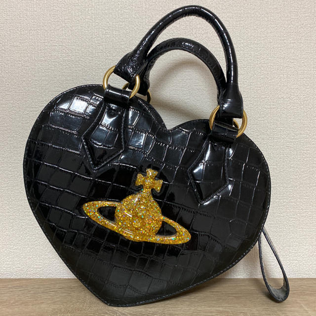 Vivienne Westwood ハートバッグ ブラック ファッションの 8771円引き